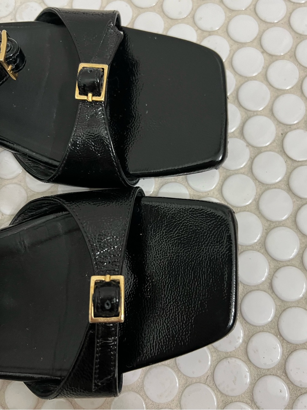 Dolce Vita Lavern Black Sandals Size 10 - Picture 9 of 11